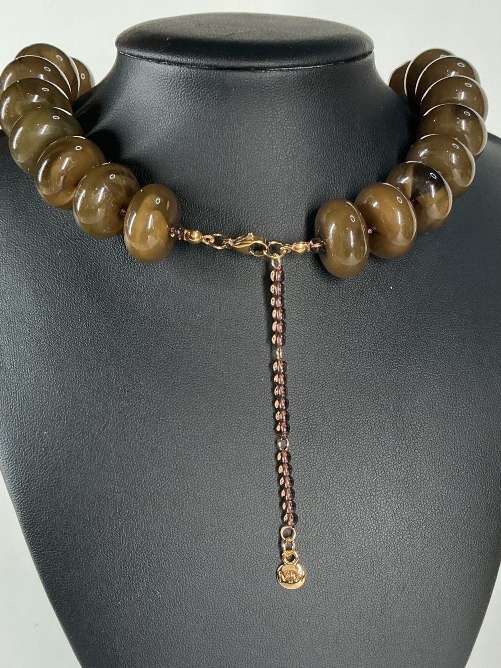 Quartz Oval Pebble Necklace - Beaded Necklace for Women - Picture 4 of 4